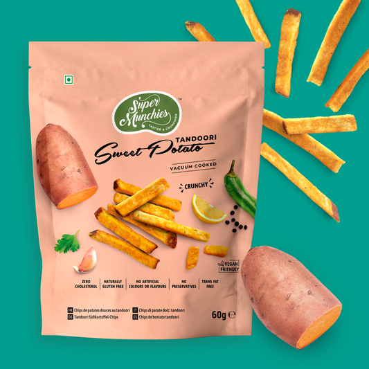 Chipsy ze słodkich ziemniaków Tandoori